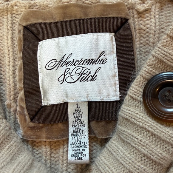 Y2K Abercrombie Cardigan Size Large - Picture 4 of 5